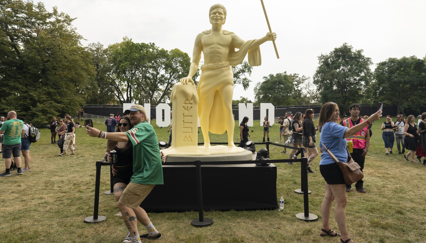 The John Stamos butter sculpture is back at Riot Fest; now fans await the man himself