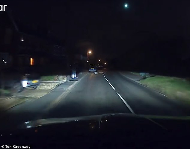 Lucky stargazers in Northfields and West Ealing, west London, and further afield, have reported seeing a blue-ish green blob race through the city's sky tonight