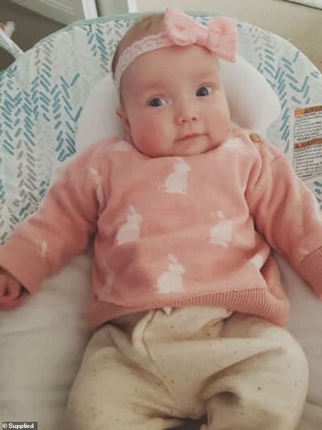 Emily Gentles has spoken of her struggles to conceive Eloise (pictured) after delaying parenthood