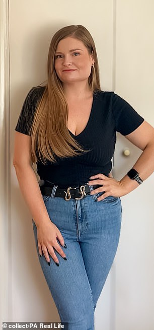 She feels much more confident after losing weight