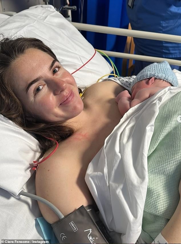 The Loose Women presenter, 60, became a grandmother for the third time this week after her daughter Ciara gave birth to baby boy Sidney Ray