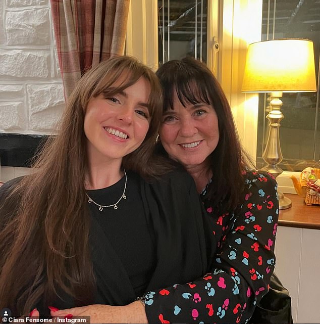 Coleen shares Ciara with her second husband Ray Fensome, who she divorced from in 2018