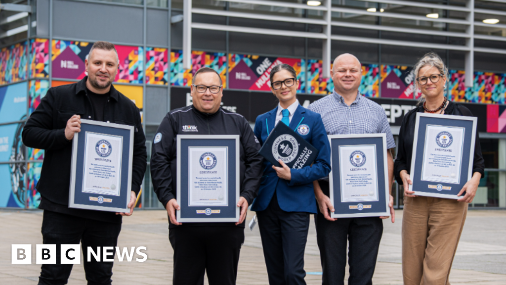Mental health call sets new Guinness world record