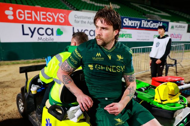 Mack Hansen emerges as doubt for All Blacks clash after coming off injured in Connacht defeat