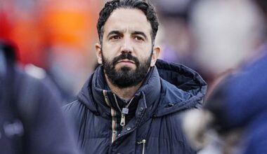 ‘I don’t want to comment’ – Manchester United boss Ruben Amorim reluctant to respond as he is asked about Arne Slot’s snipes