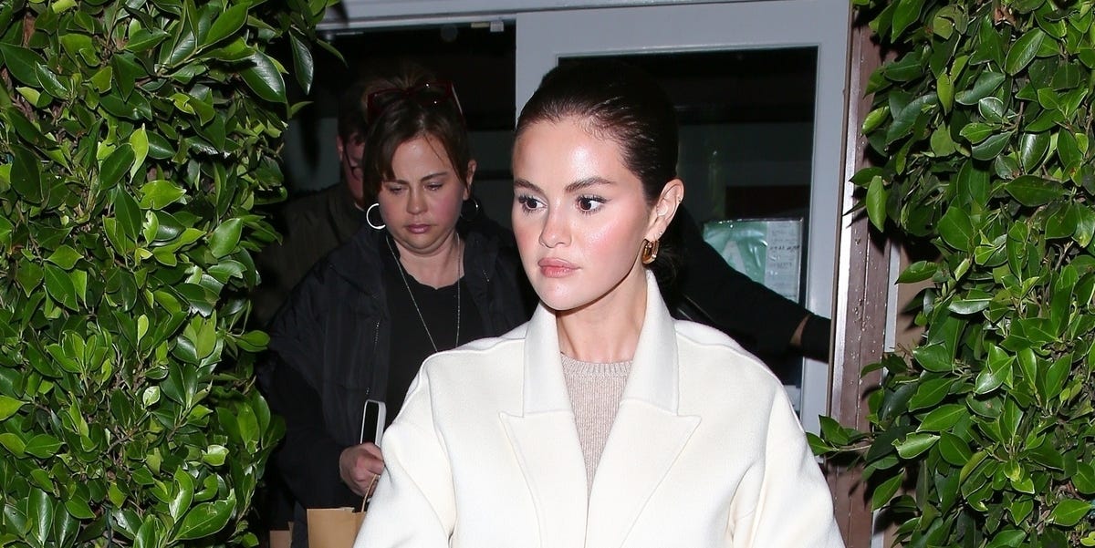 Selena Gomez Keeps Her Bridal Style Alive With White Ballet Flats