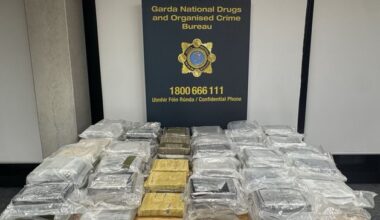 Man arrested as gardaí seize €8m worth of suspected cocaine in Laois