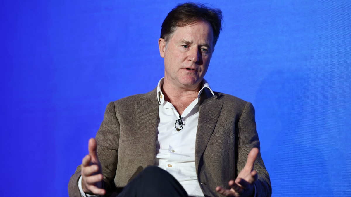 Valuations of AI companies are crackers, says Nick Clegg