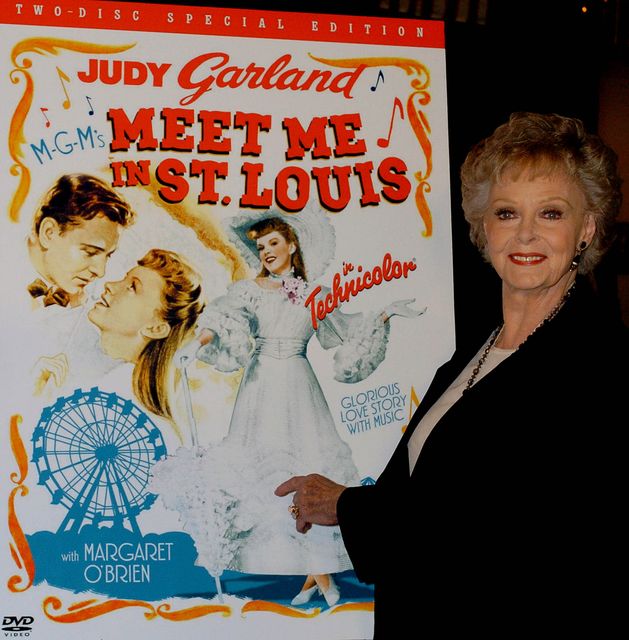 June Lockhart poses for a photo as she arrives for the 60th Anniversary DVD release screening of Meet Me in St Louis in Los Angeles (Nam Y Huh/AP)