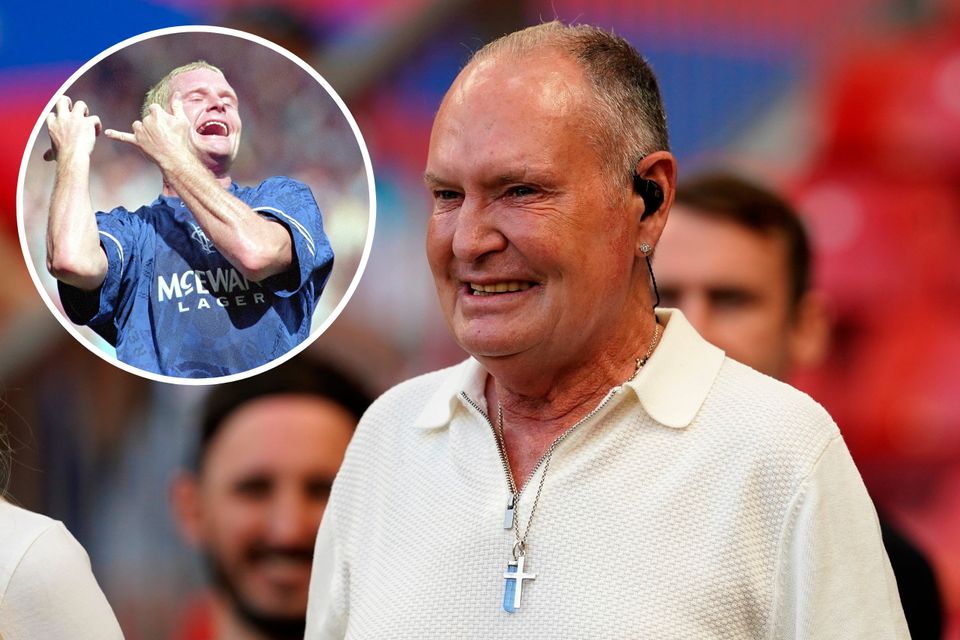 Paul Gascoigne courted controversy during his spell in Scotland