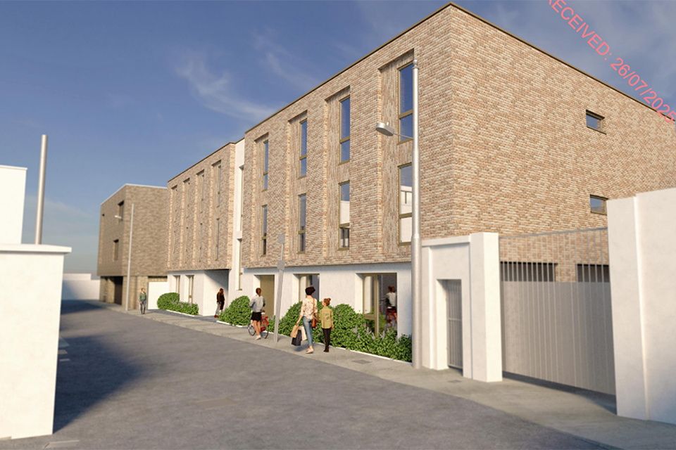 An architect's impression of the planned home