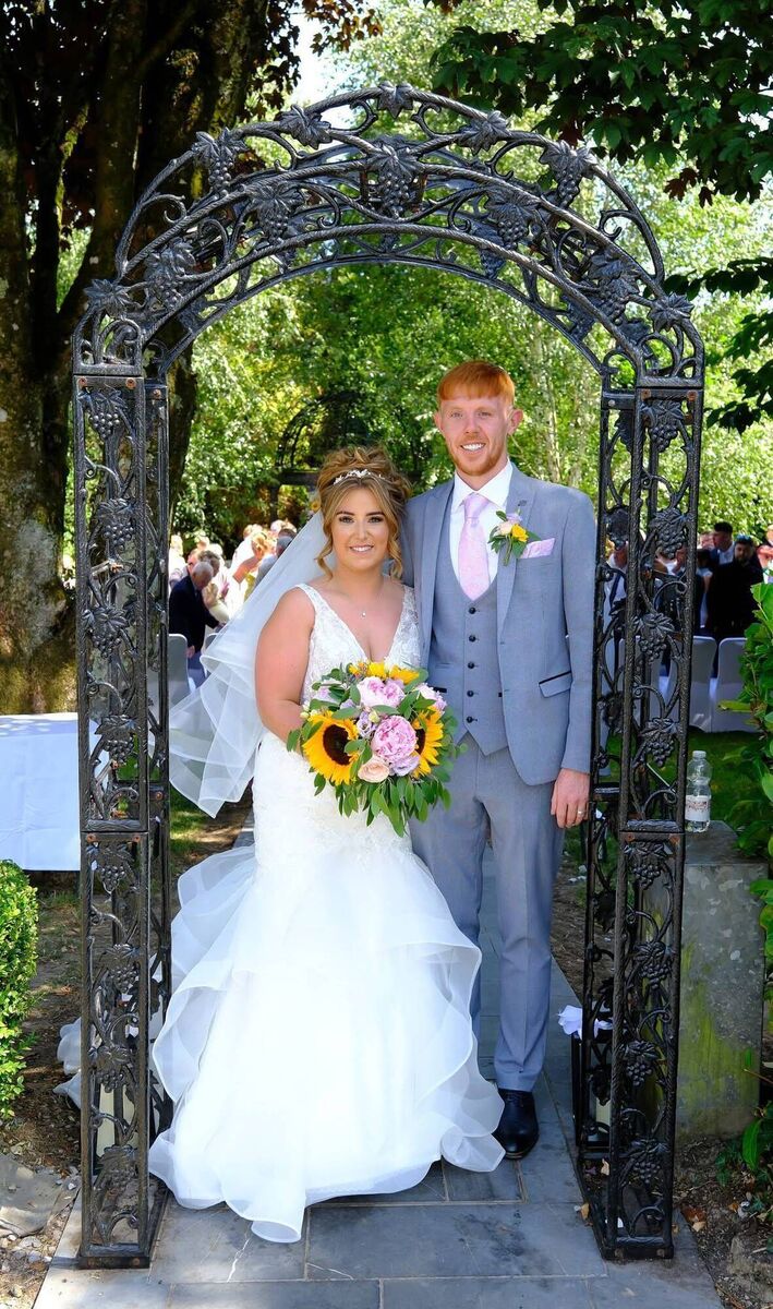 Katlyn Buckley and Alan Devereaux. Pictures: Bismark Photography