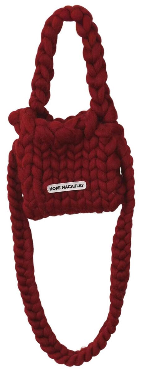 Chunky Knit Bag, €175.95, Hope Macaulay