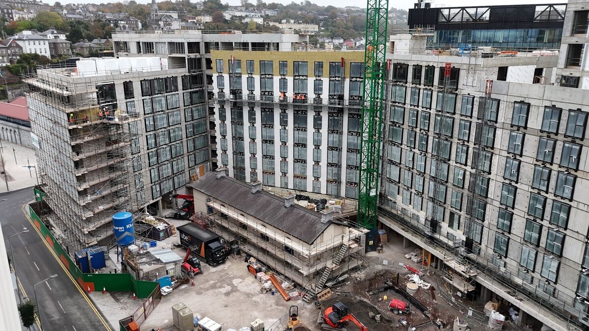 Apartment blocks at Horgans Quay, near Kent Station, where the original Station Master's House will form a centrepiece Picture: Larry Cummins Apartment blocks at Horgans Quay, near Kent Station, where the original Station Master's House will form a centrepiece Picture: Larry Cummins