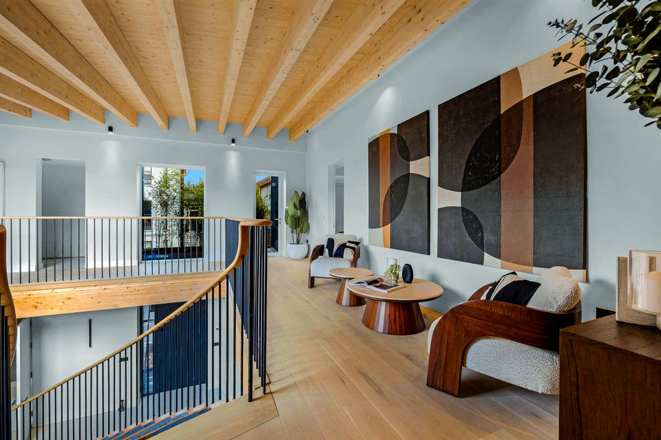 The upstairs landing of the O House, 10 Palmerston Villas, Dublin 6