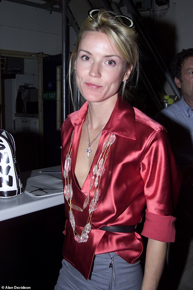 Daphne, now known as one of the 'most eccentric aristocrats', is pictured in 1999