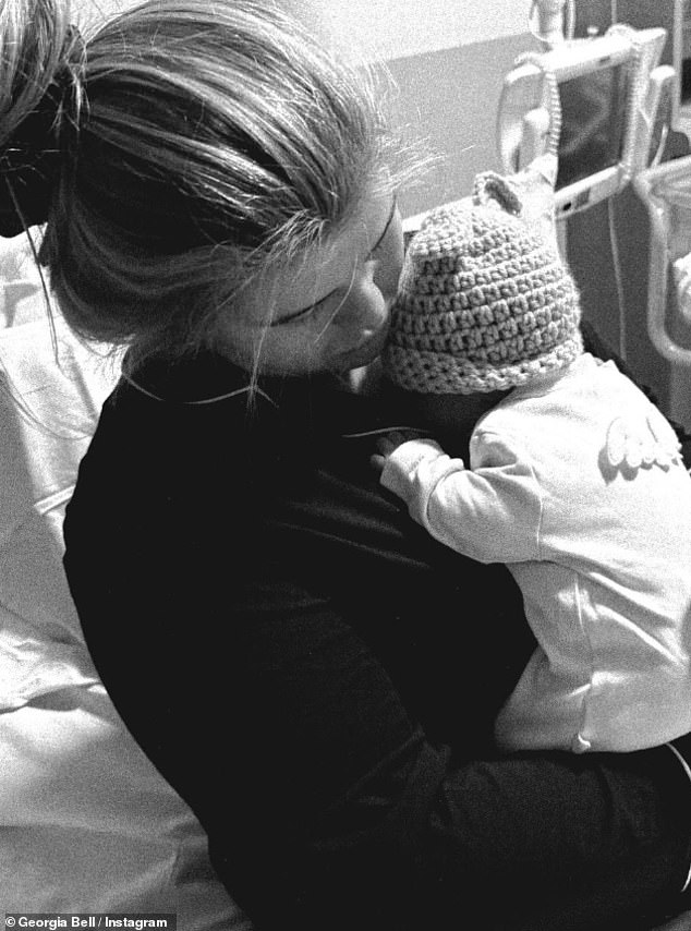 Last November, Georgia shared the happy news that she had given birth to a baby boy - her second child