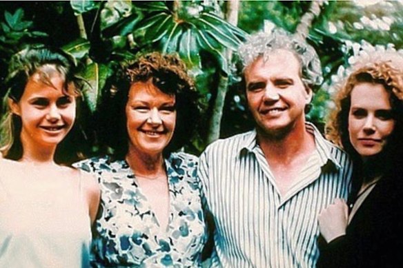Antonia with her parents, Janelle and Antony, and sister Nicole. Of her parents’ marriage, Antonia says, “They enjoyed each other a lot. And that didn’t change.”