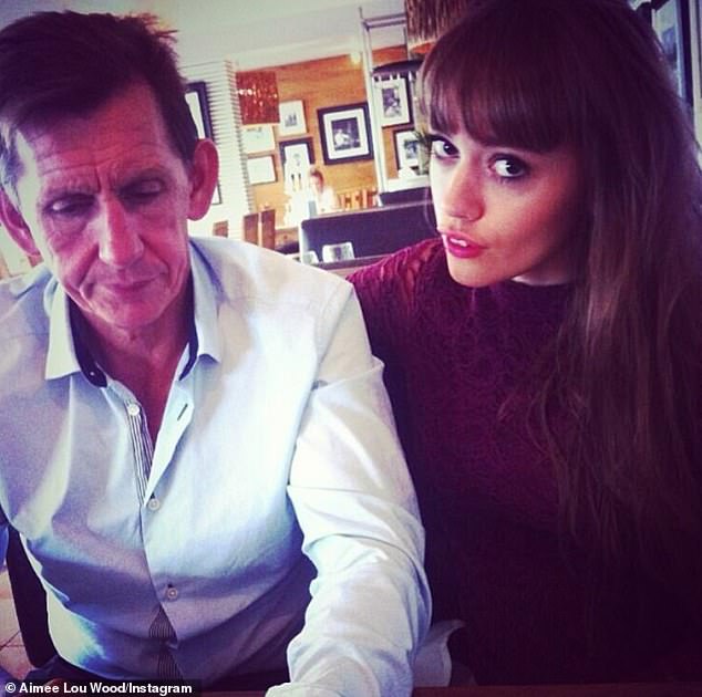 Recalling her relationship with her father (pictured together), she told The Guardian, in an interview two years ago: 'He was a party animal on the scene in Manchester'