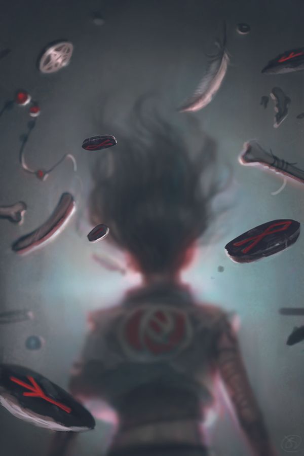 A sketch for book cover art by Dan Dos Santos