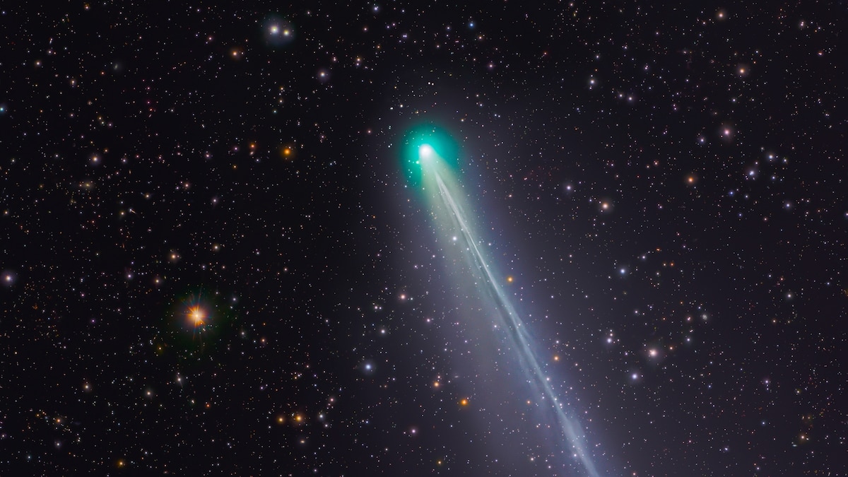 Here‘s how to see a rare green comet this week
