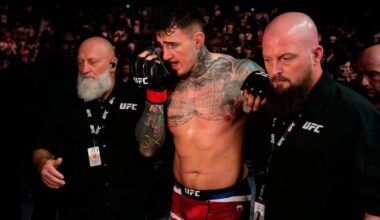 ‘I just got f****** poked knuckle deep in the eyeball’ – Tom Aspinall launches verbal attack on crowd after no contest UFC fight