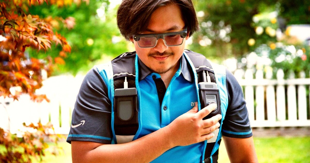 Amazon Reveals Smart Glasses That Effectively Turn Its Delivery Drivers Into Cyborg Drones