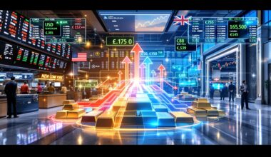 Stock exchange illustrating New York to London silver arbitrage.