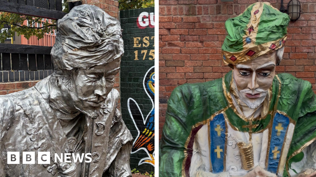 Former Derby Zanzibar nightclub sultan statue gets makeover