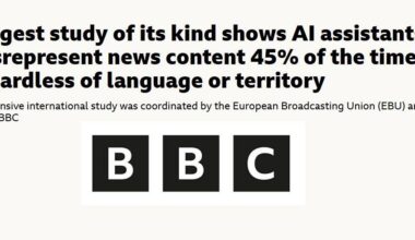 BBC Finds That 45% of AI Queries Produce Erroneous Answers – JOSH BERSIN