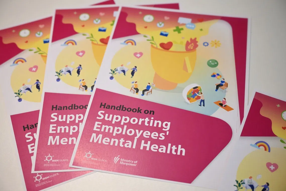 The recommendations in the handbook covers topics like how to nurture a positive culture for workplace mental health.