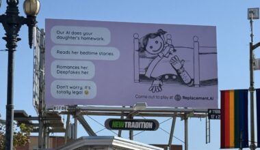 Bystanders Horrified by Slightly-Too-Honest AI Billboard