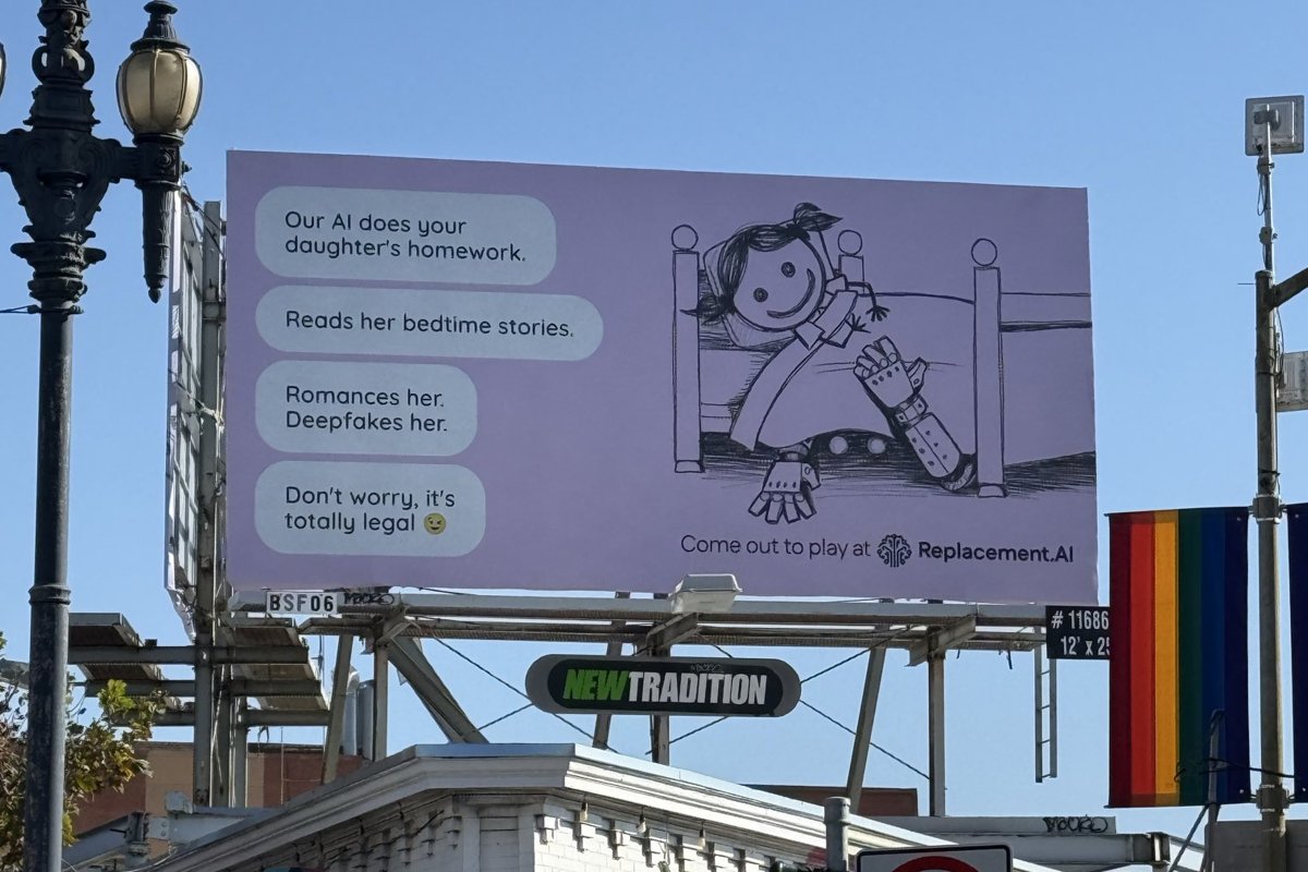 Bystanders Horrified by Slightly-Too-Honest AI Billboard
