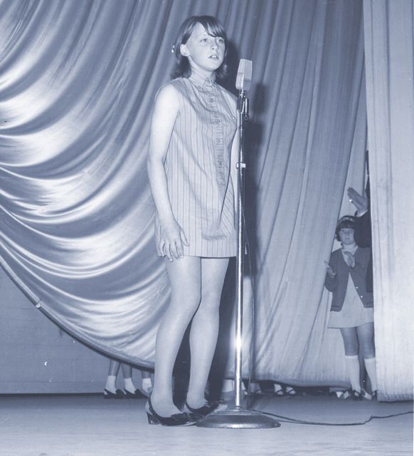 11-year-old Elizabeth Hewlett, who went on to become Rebecca Storm