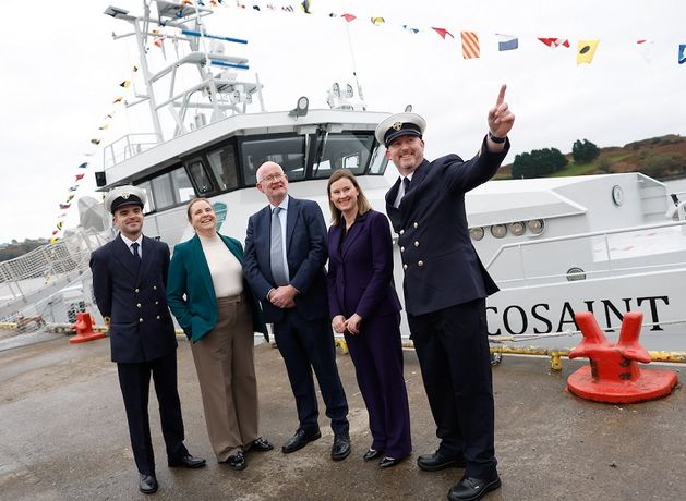 Revenue launches new vessel ‘Cosaint’ to tackle illegal drug smuggling trade off Irish coast
