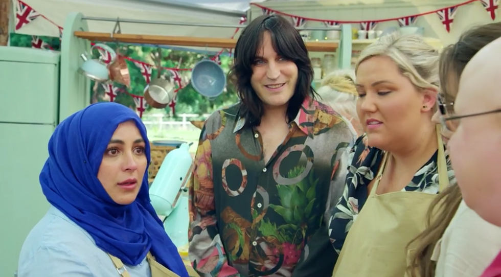 great british bake off, s11,e01, sura, laura, noel fielding, matt lucas