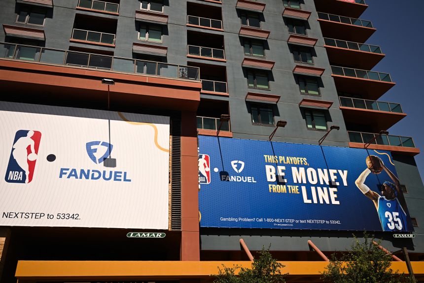 Online sports betting apps like FanDuel have become a major source of revenue for American sports teams and leagues.