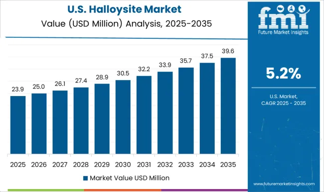 Halloysite Market Country Value Analysis