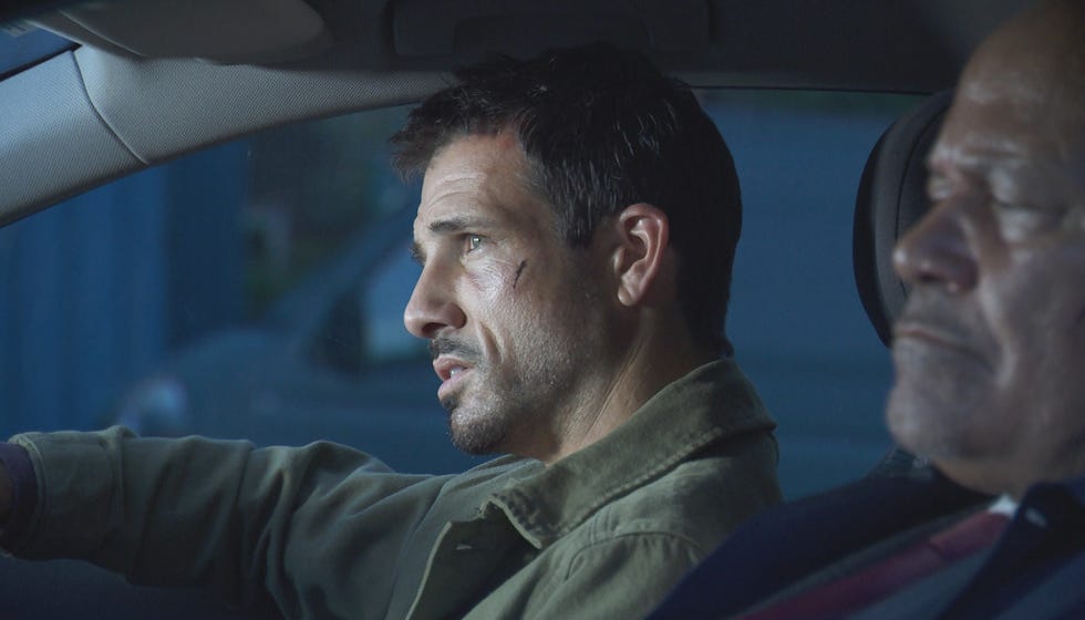 dodger savage and donny clark in hollyoaks