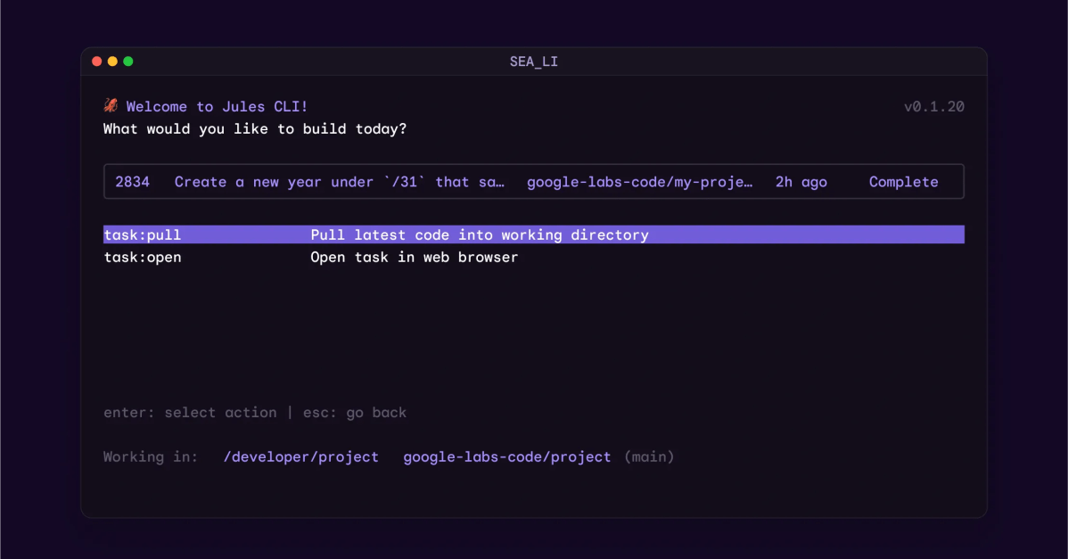 It’s even easier for Google’s AI agent to code for you.