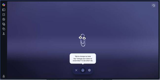 Mico with a Clippy skin