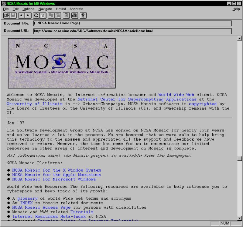 Mosaic Launches an Internet Revolution | NSF