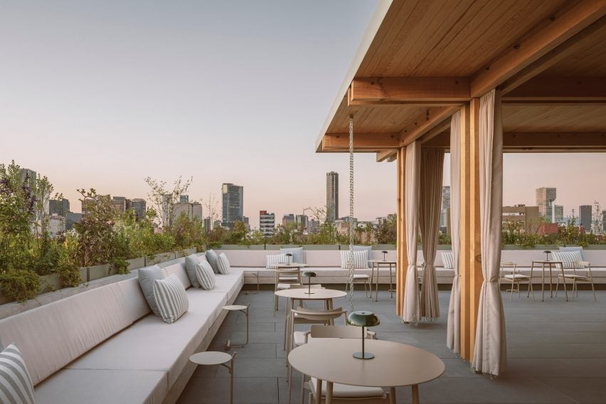 Public rooftop garden