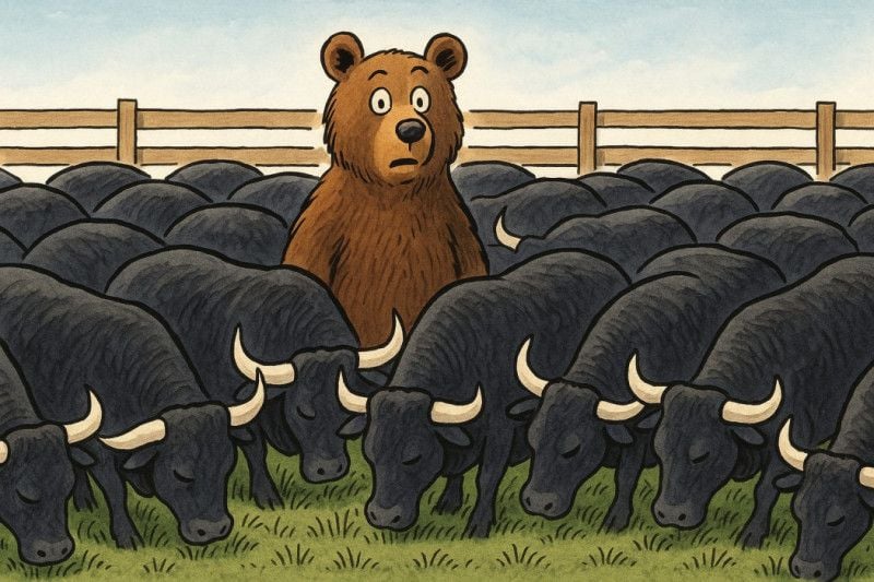 The strange equilibrium of the US job market