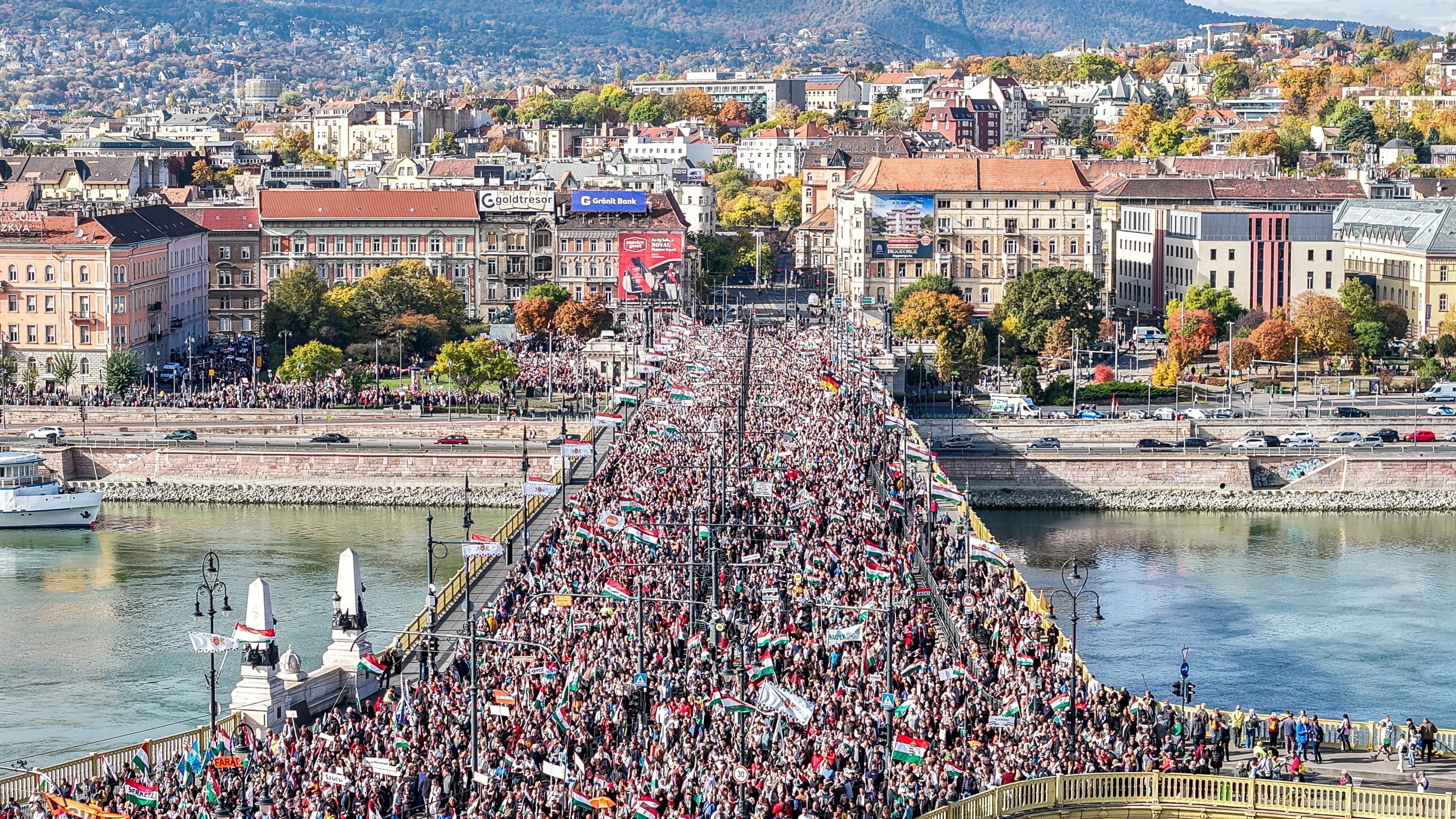 Viktor Orban supporters march in Budapest — and other news in pictures