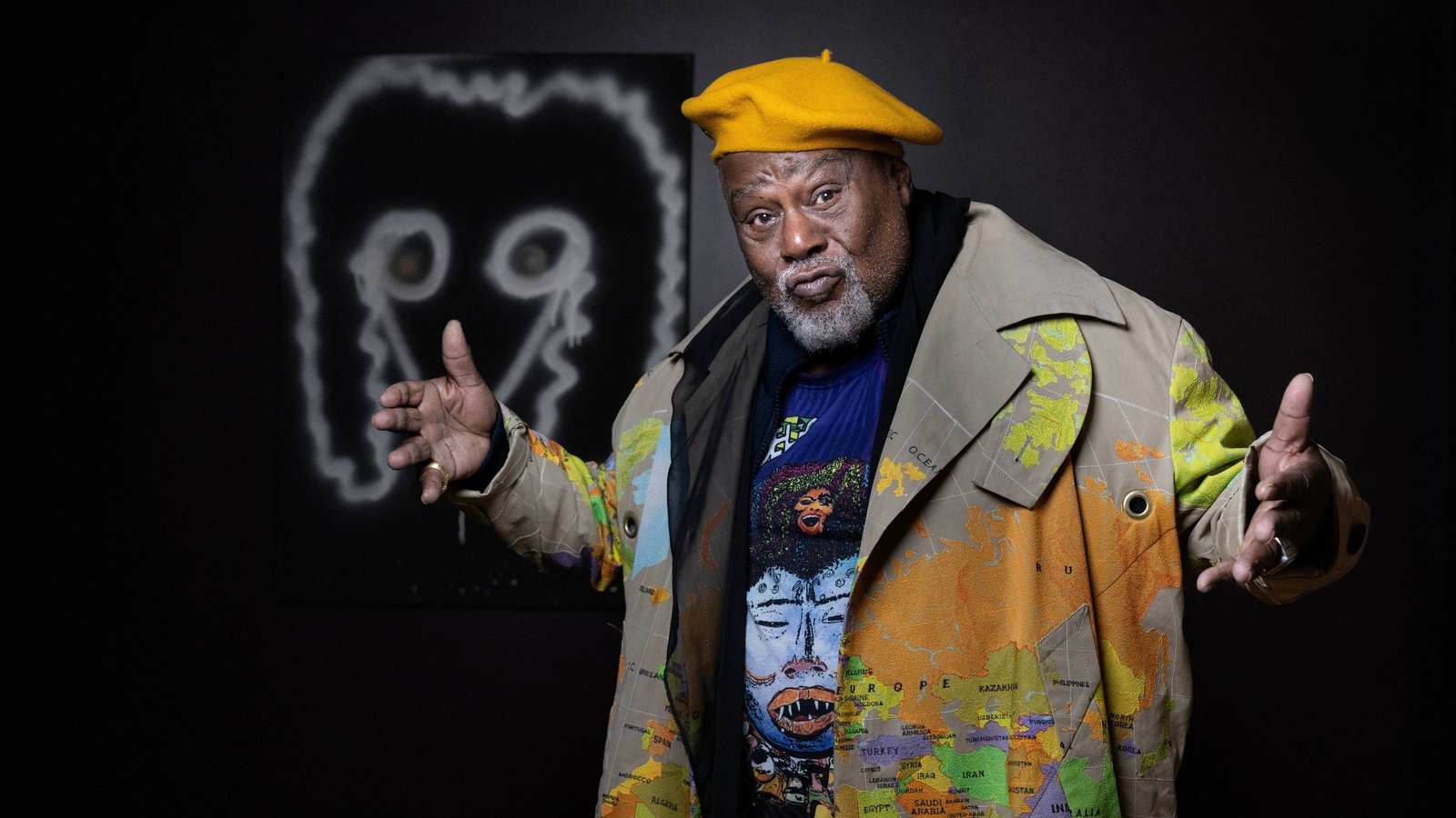 Funk icon George Clinton turns painter with Paris show