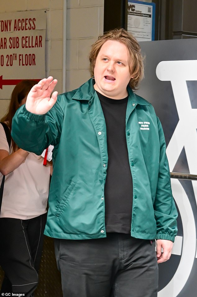 It comes after Lewis claimed some stars lied about checking in on him after he retreated from the spotlight amid his devastating battle with Tourette's (pictured July)