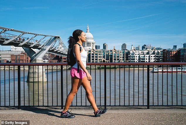 Around 6,000 to 7,000 steps a day appears to be enough to keep blood sugar and cholesterol in check, improve circulation, reduce inflammation and preserve muscle and bone strength