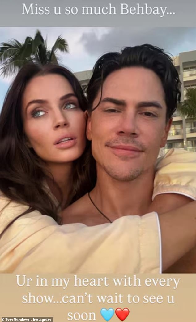 Although he has kept his relationship with Robinson relatively private, he gushed about her on Instagram in September while he was away from her on tour with his band