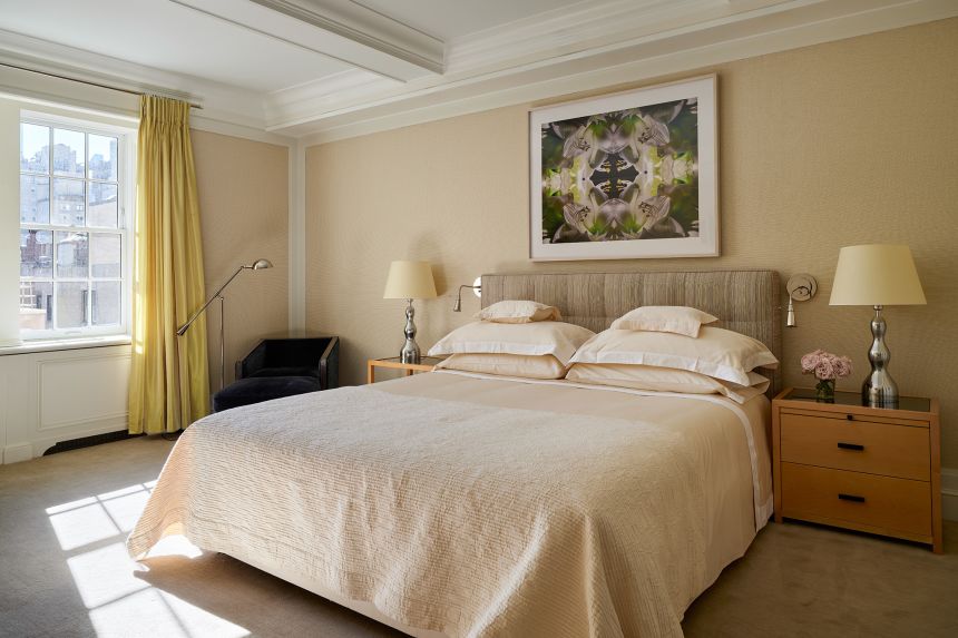 The Mark, a five-star boutique hotel in New York, was 43rd on the list.